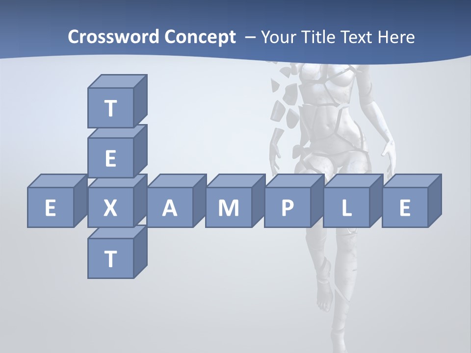 Woman Artist Imagination PowerPoint Template