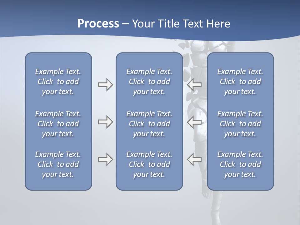 Woman Artist Imagination PowerPoint Template