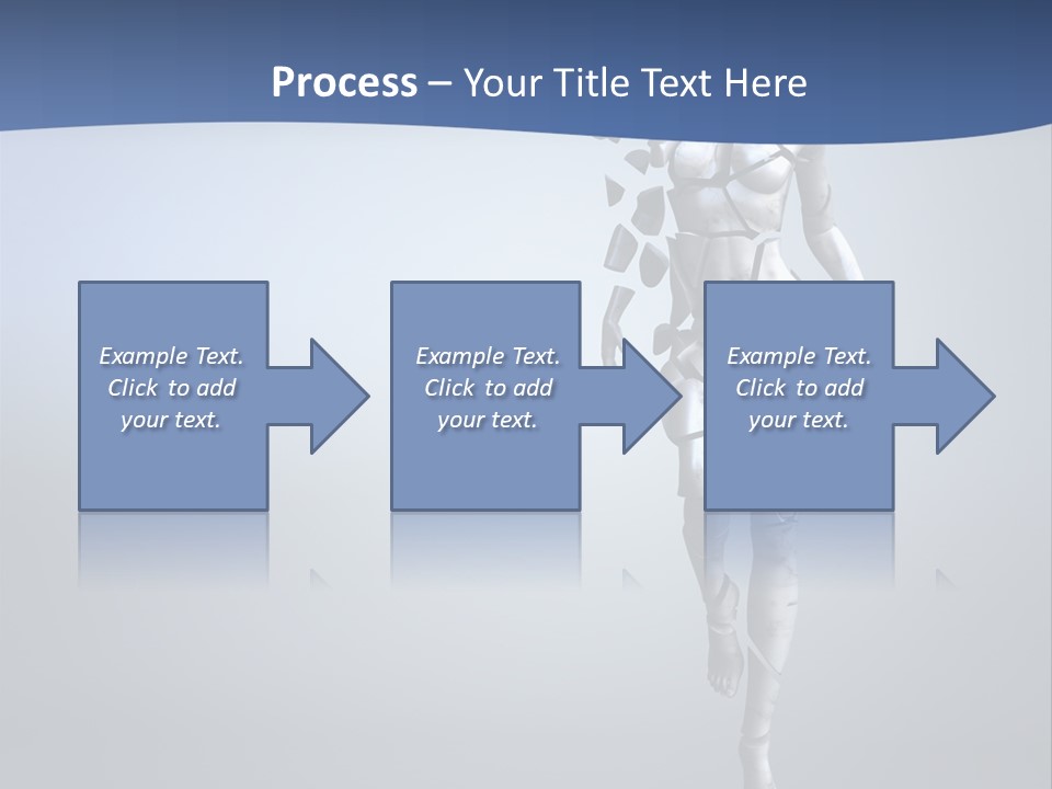 Woman Artist Imagination PowerPoint Template