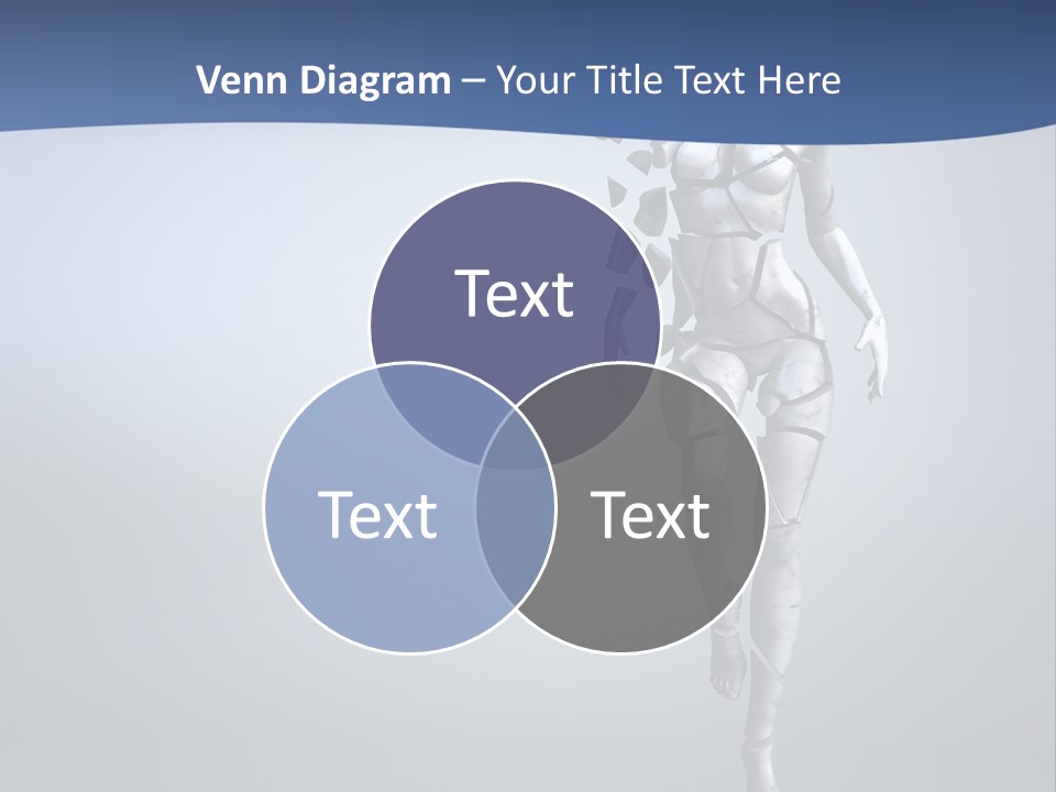 Woman Artist Imagination PowerPoint Template