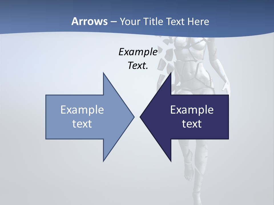 Woman Artist Imagination PowerPoint Template