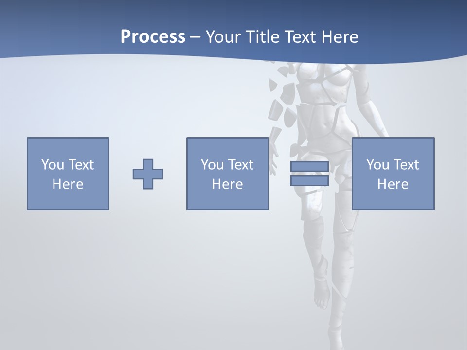 Woman Artist Imagination PowerPoint Template