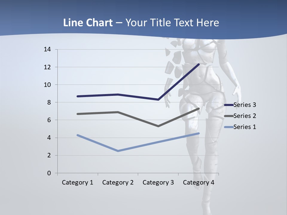 Woman Artist Imagination PowerPoint Template