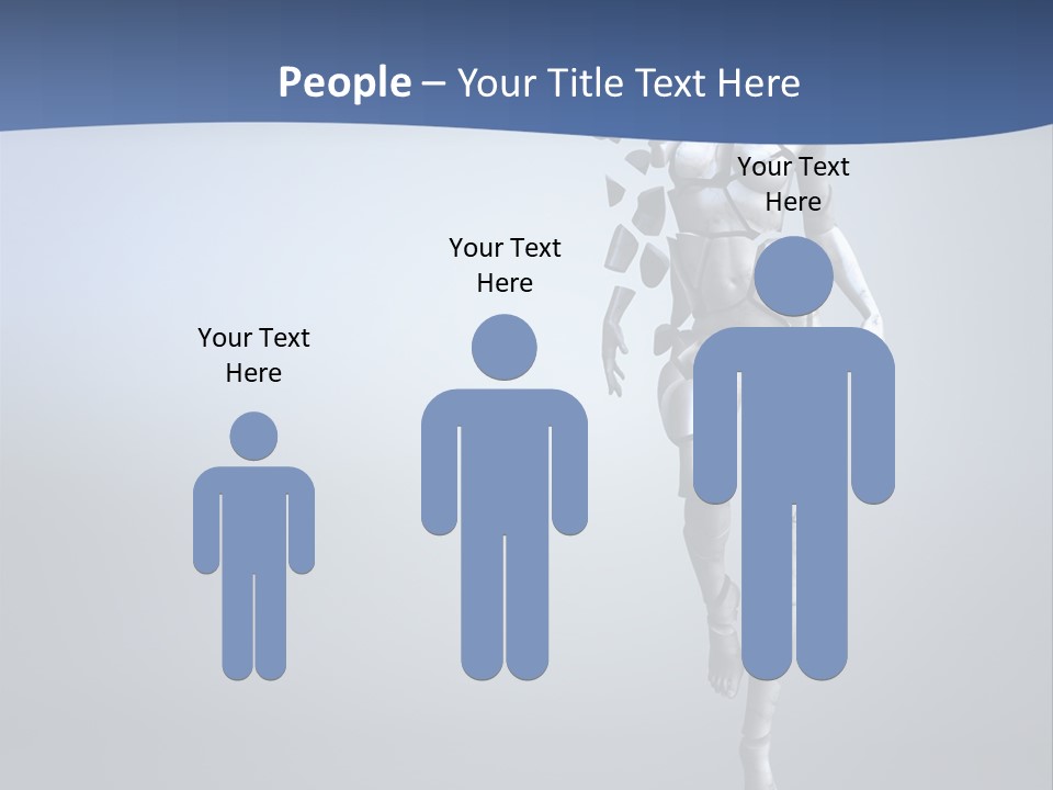 Woman Artist Imagination PowerPoint Template