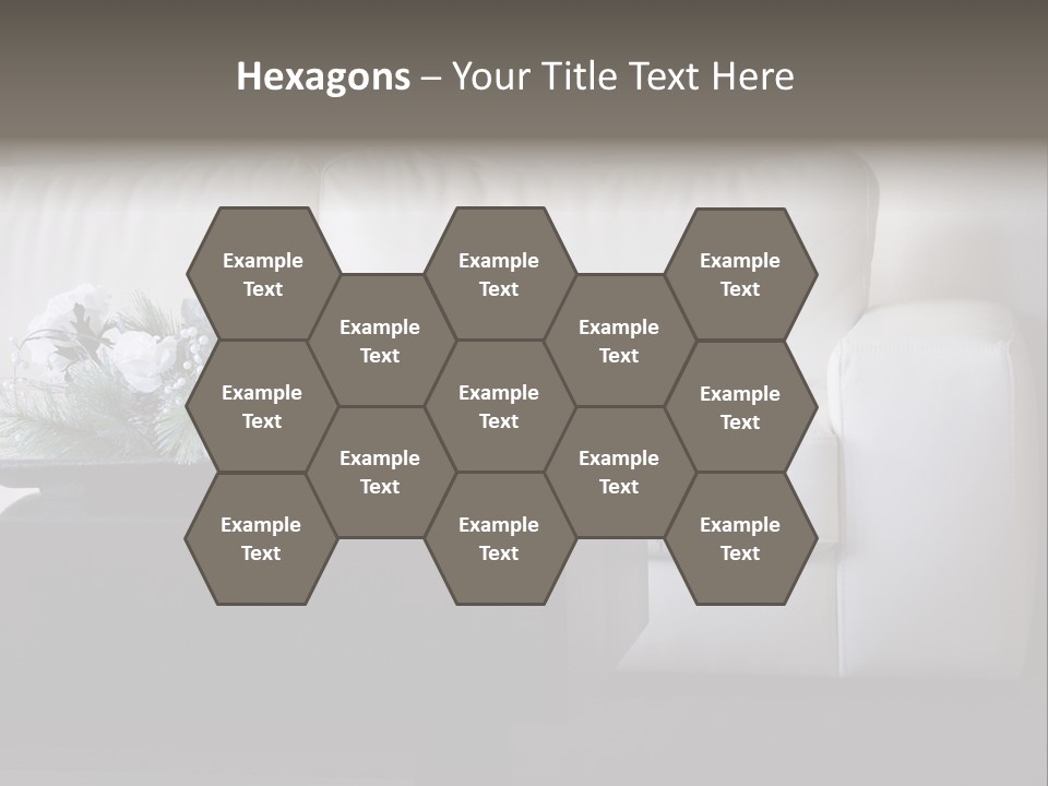 Colourful Centerpiece Flowers PowerPoint Template