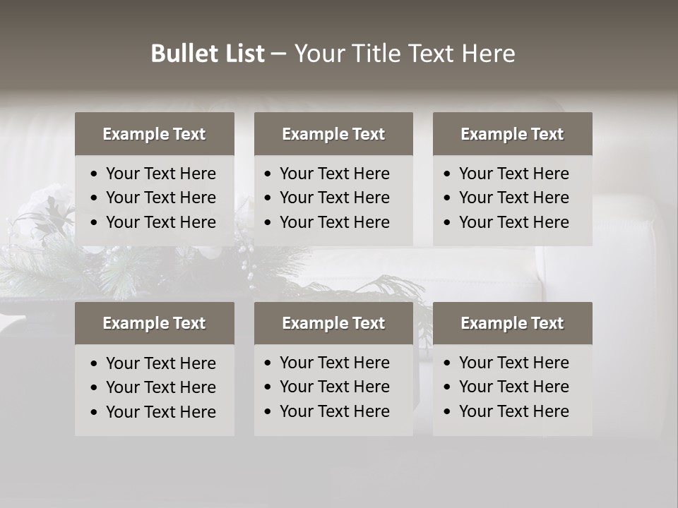 Colourful Centerpiece Flowers PowerPoint Template