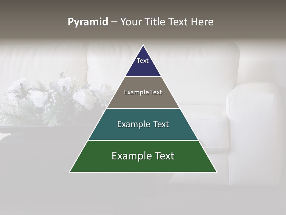 Colourful Centerpiece Flowers PowerPoint Template
