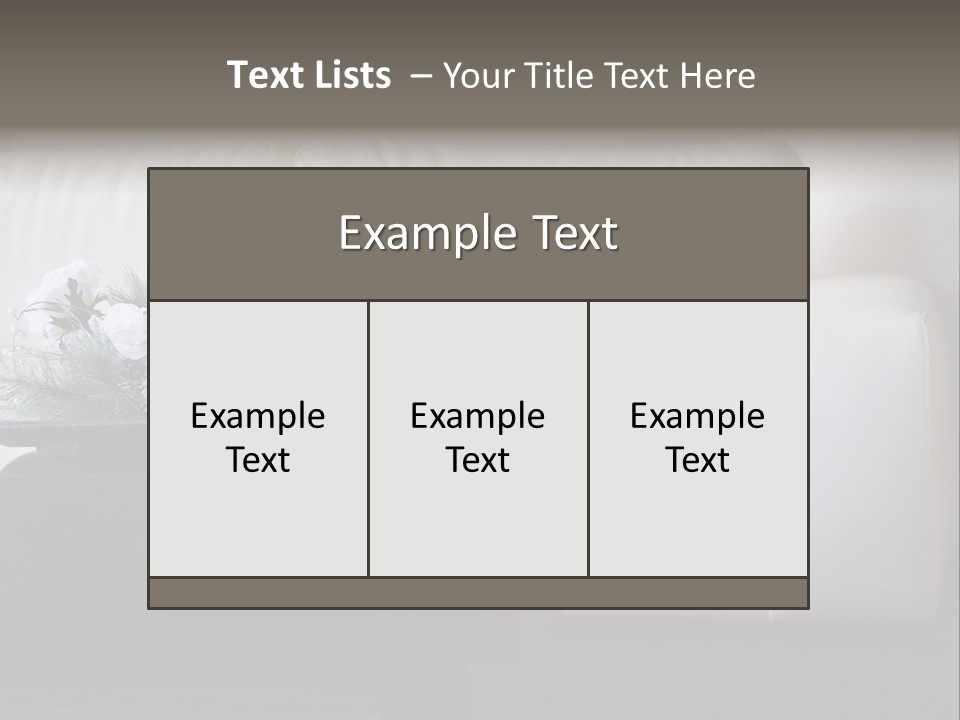 Colourful Centerpiece Flowers PowerPoint Template