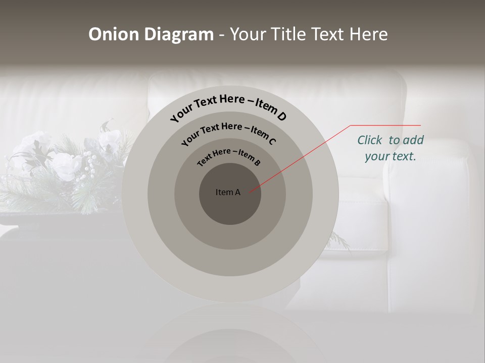 Colourful Centerpiece Flowers PowerPoint Template