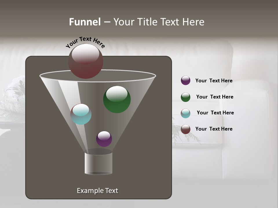 Colourful Centerpiece Flowers PowerPoint Template