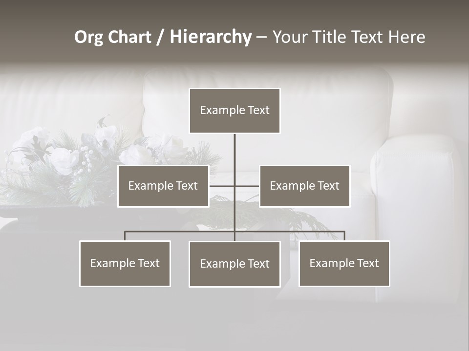 Colourful Centerpiece Flowers PowerPoint Template