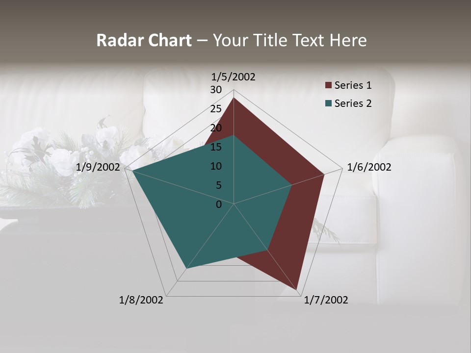 Colourful Centerpiece Flowers PowerPoint Template