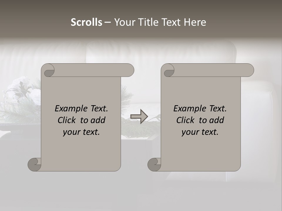Colourful Centerpiece Flowers PowerPoint Template