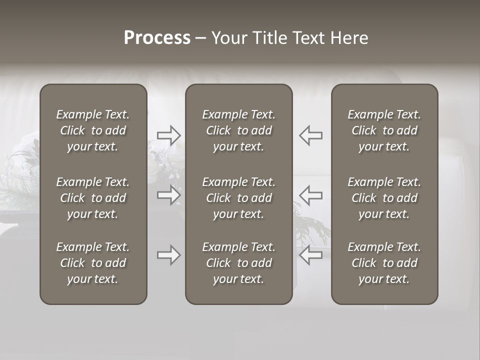 Colourful Centerpiece Flowers PowerPoint Template