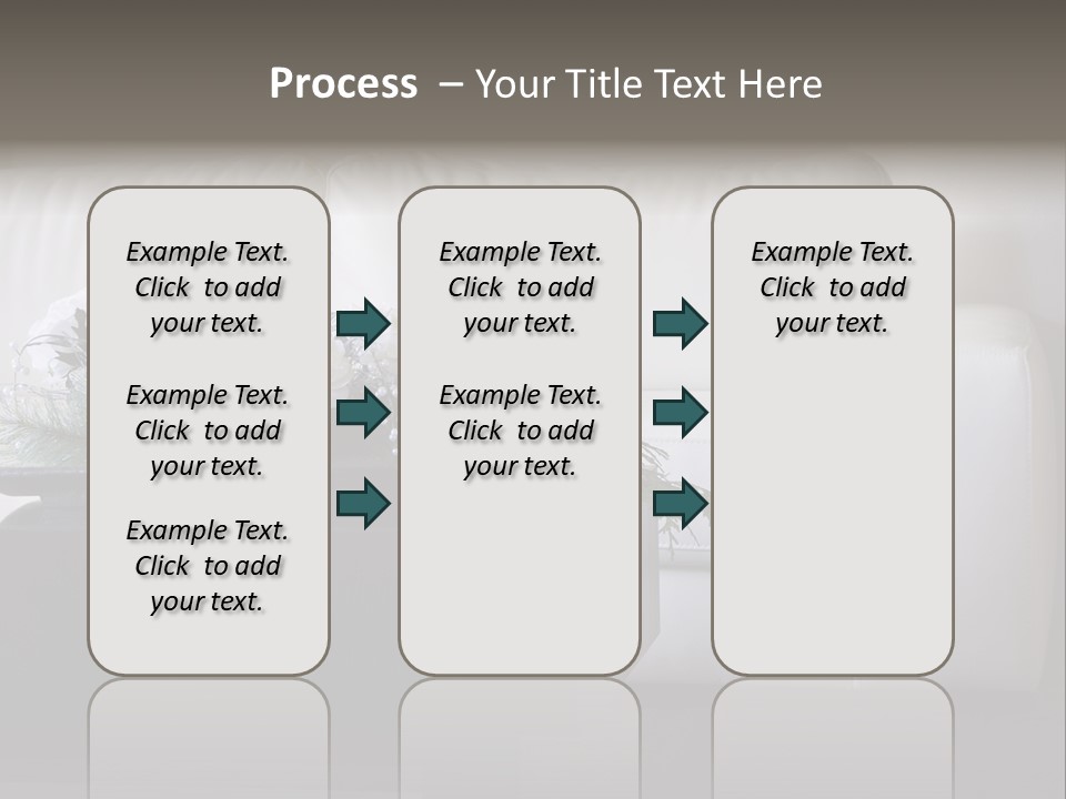 Colourful Centerpiece Flowers PowerPoint Template
