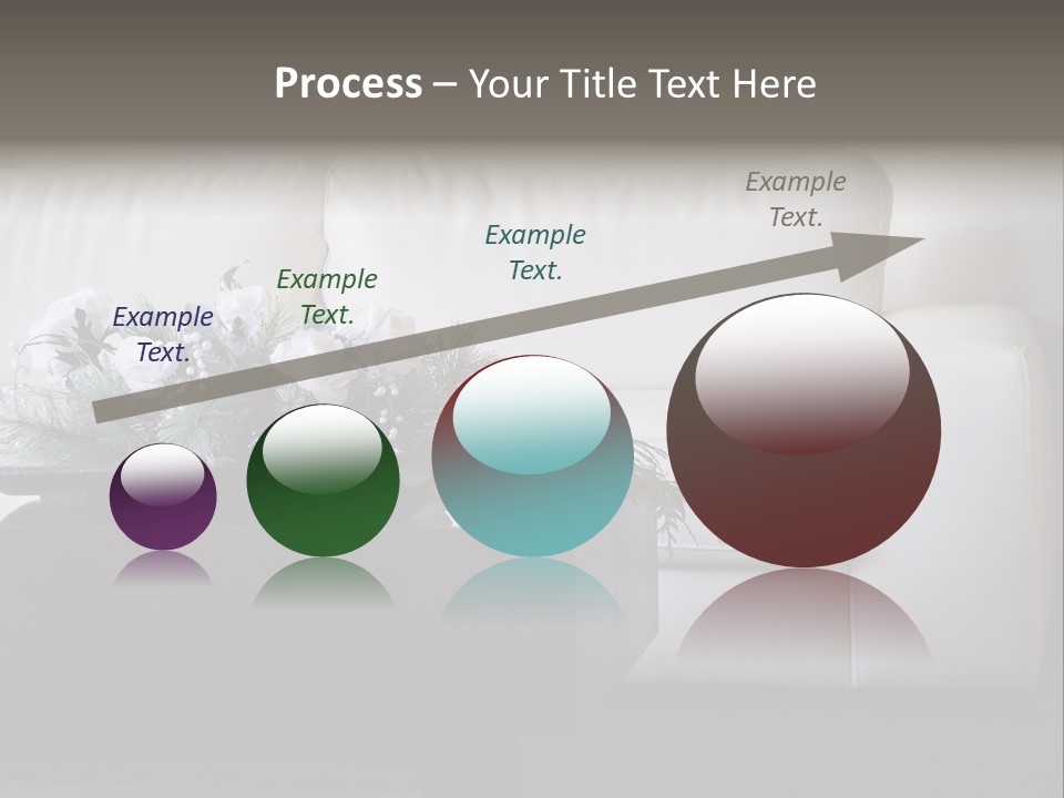 Colourful Centerpiece Flowers PowerPoint Template