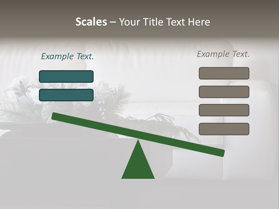 Colourful Centerpiece Flowers PowerPoint Template