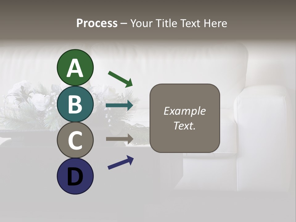 Colourful Centerpiece Flowers PowerPoint Template