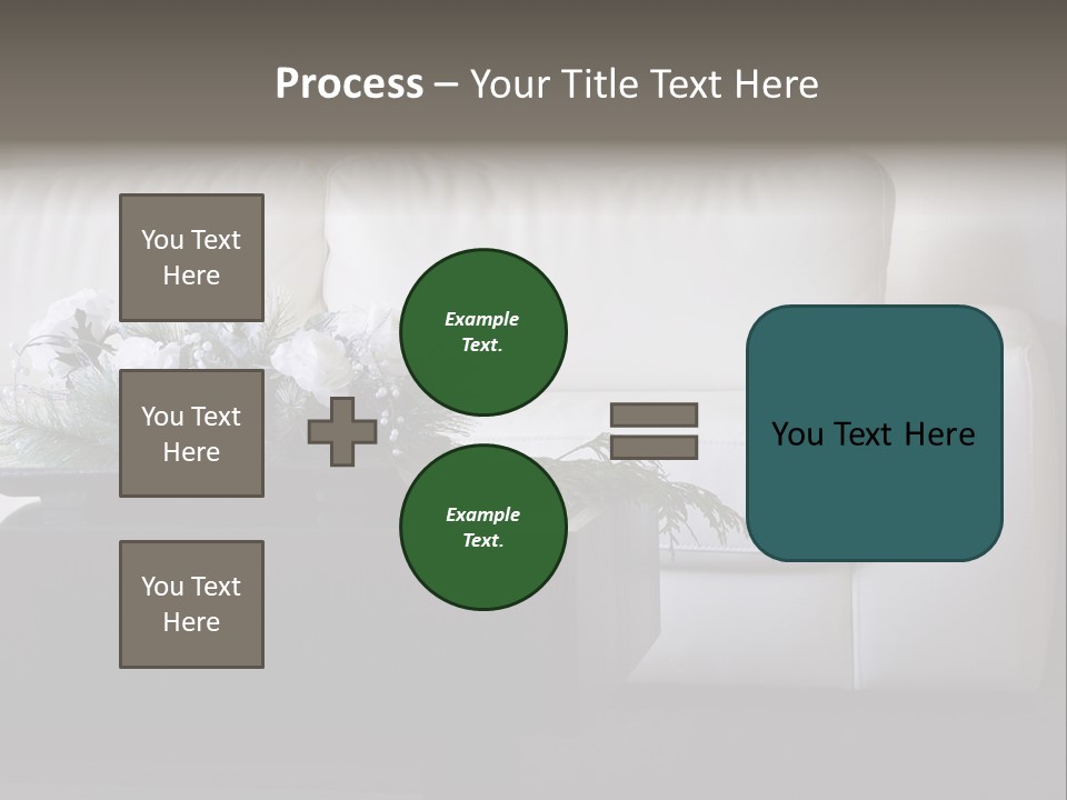 Colourful Centerpiece Flowers PowerPoint Template