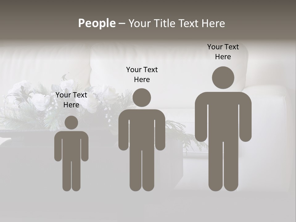 Colourful Centerpiece Flowers PowerPoint Template