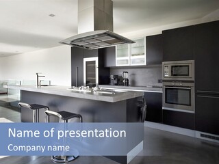 Island Perspective Floor PowerPoint Template