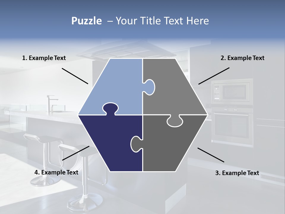 Island Perspective Floor PowerPoint Template