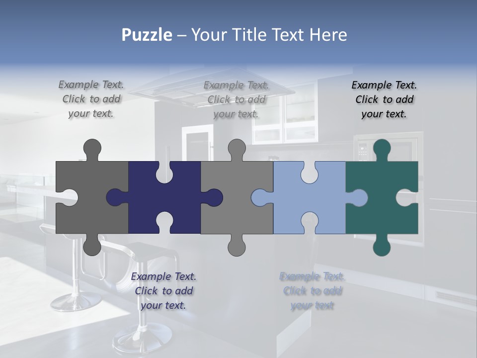 Island Perspective Floor PowerPoint Template