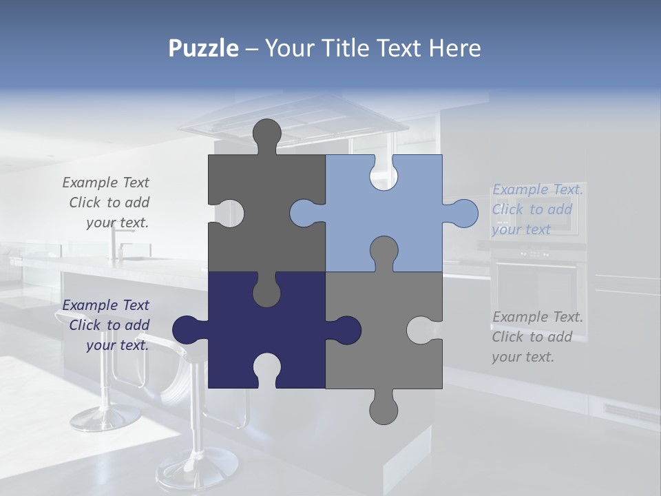 Island Perspective Floor PowerPoint Template