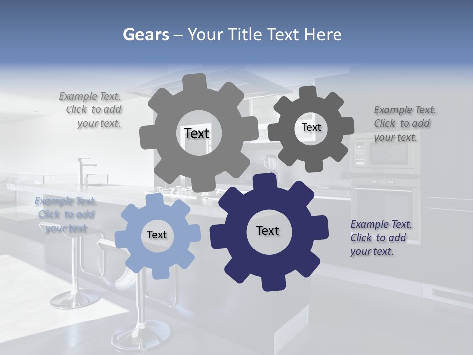 Island Perspective Floor PowerPoint Template