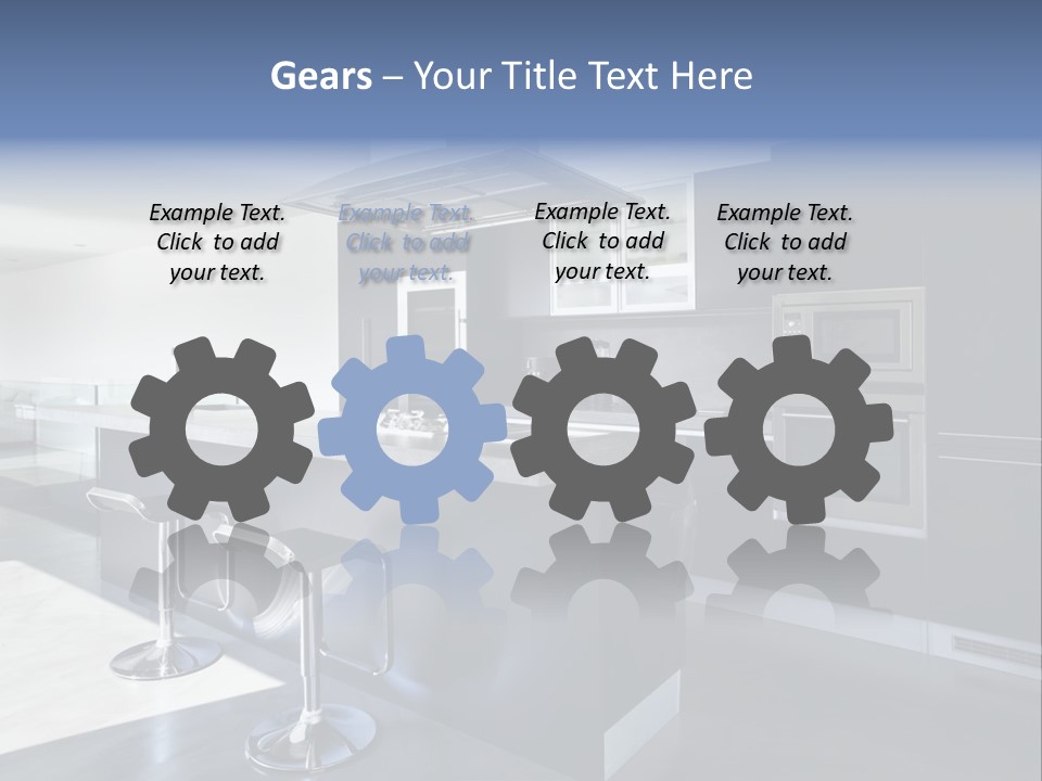 Island Perspective Floor PowerPoint Template