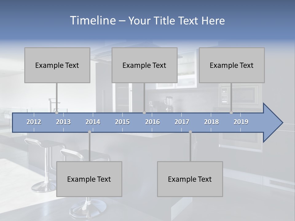 Island Perspective Floor PowerPoint Template
