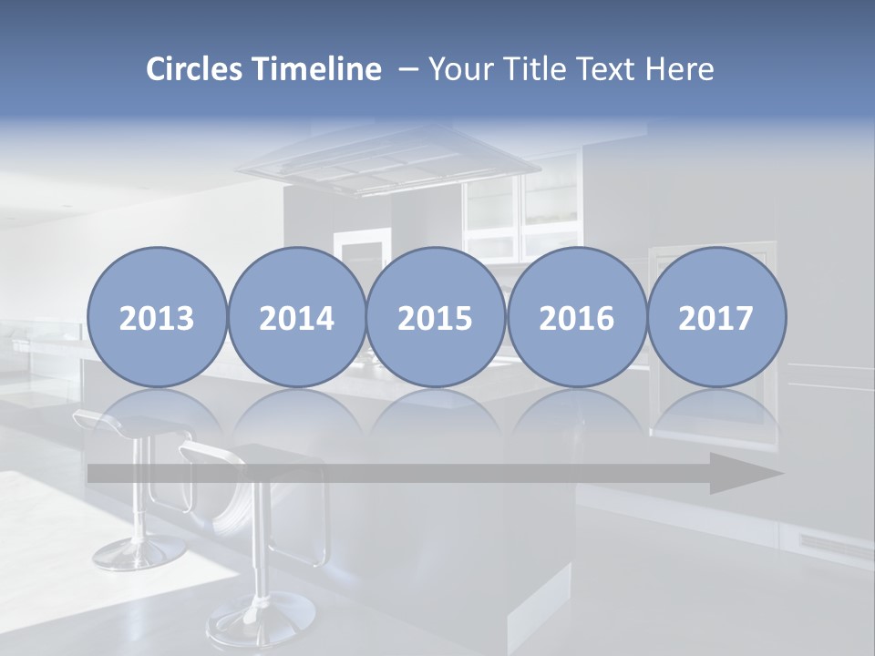 Island Perspective Floor PowerPoint Template