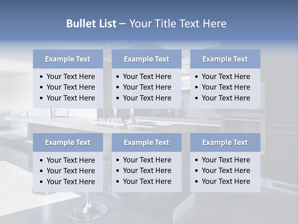 Island Perspective Floor PowerPoint Template