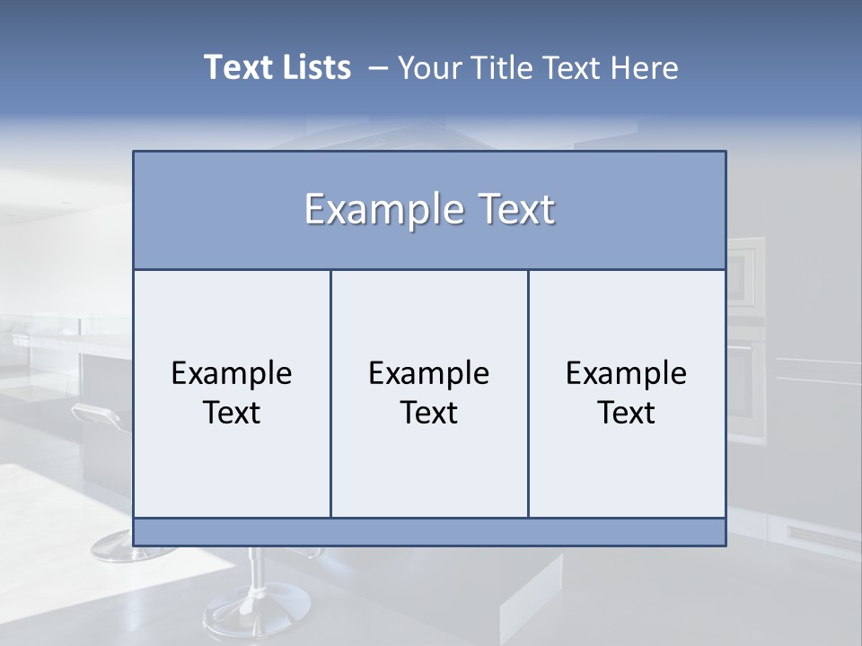 Island Perspective Floor PowerPoint Template