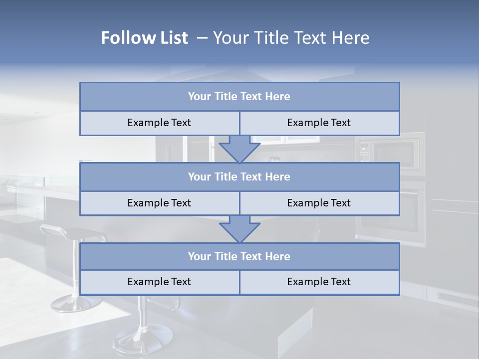Island Perspective Floor PowerPoint Template
