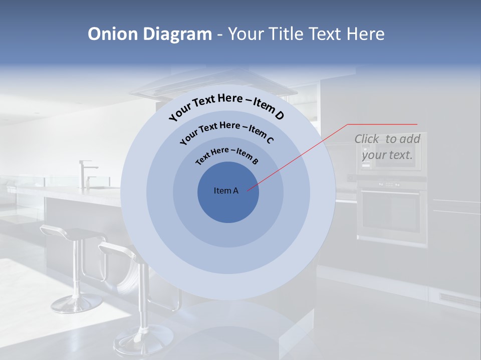 Island Perspective Floor PowerPoint Template