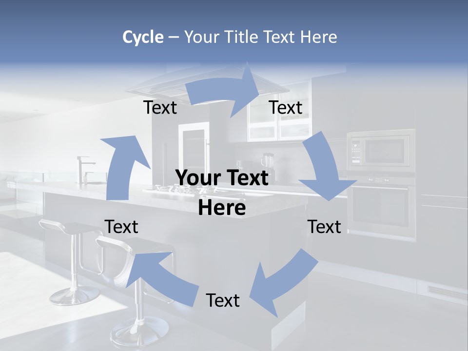 Island Perspective Floor PowerPoint Template