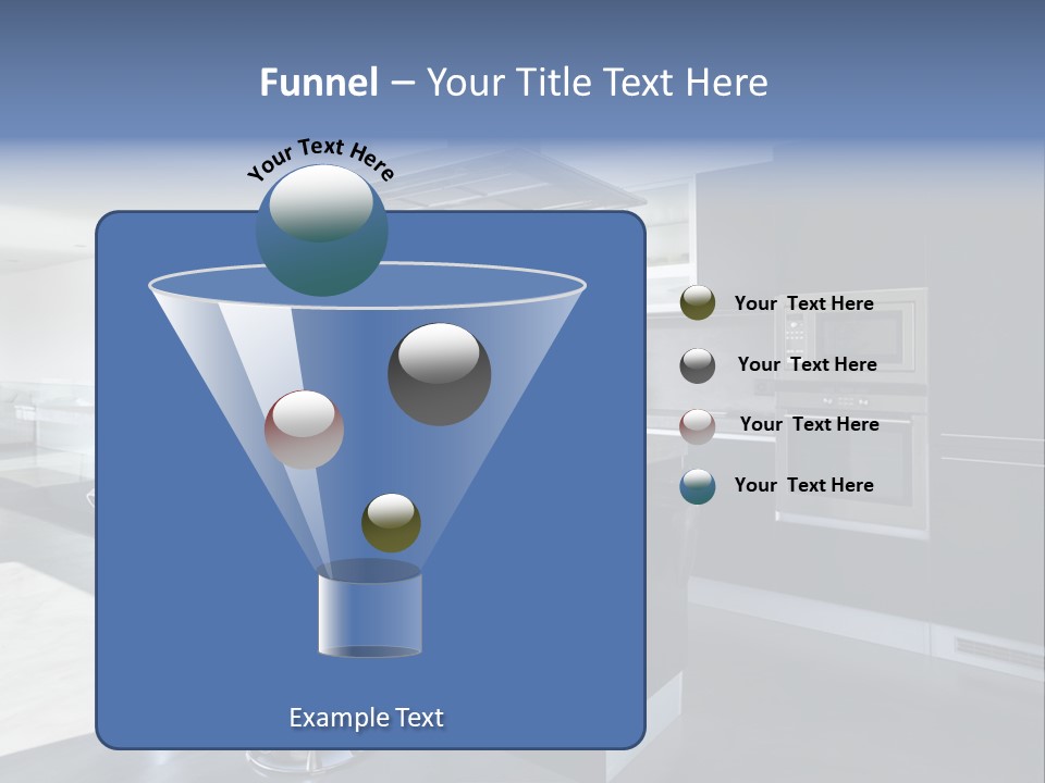 Island Perspective Floor PowerPoint Template