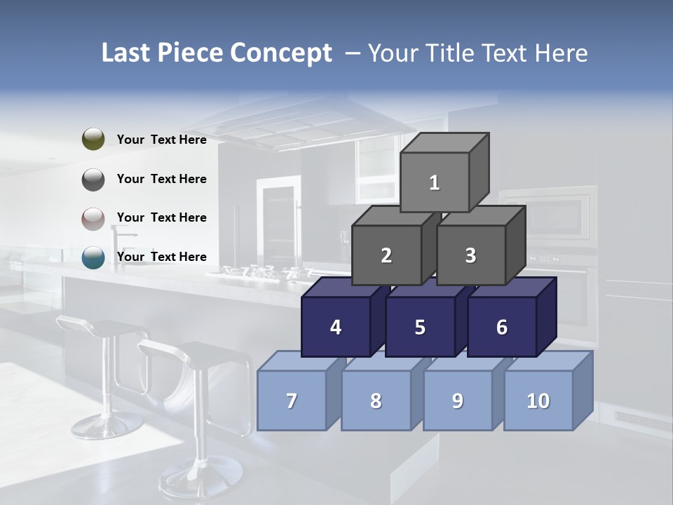 Island Perspective Floor PowerPoint Template