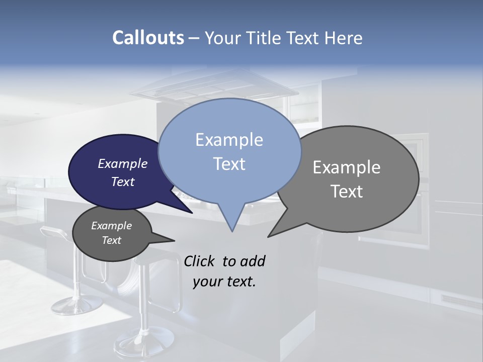 Island Perspective Floor PowerPoint Template