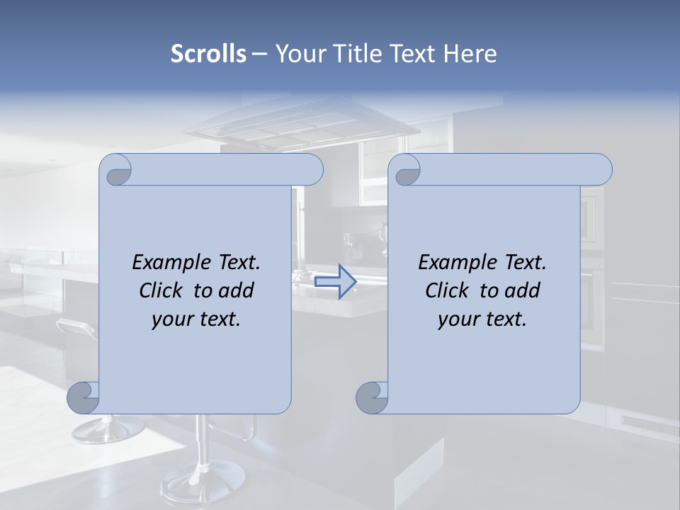 Island Perspective Floor PowerPoint Template