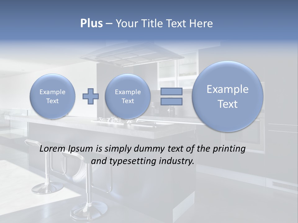 Island Perspective Floor PowerPoint Template