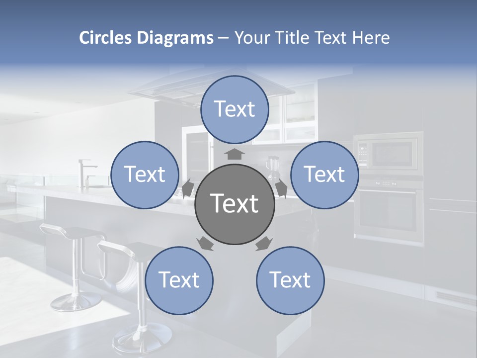 Island Perspective Floor PowerPoint Template