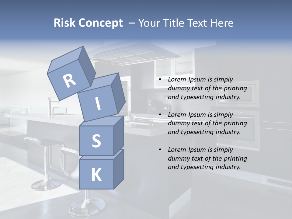 Island Perspective Floor PowerPoint Template