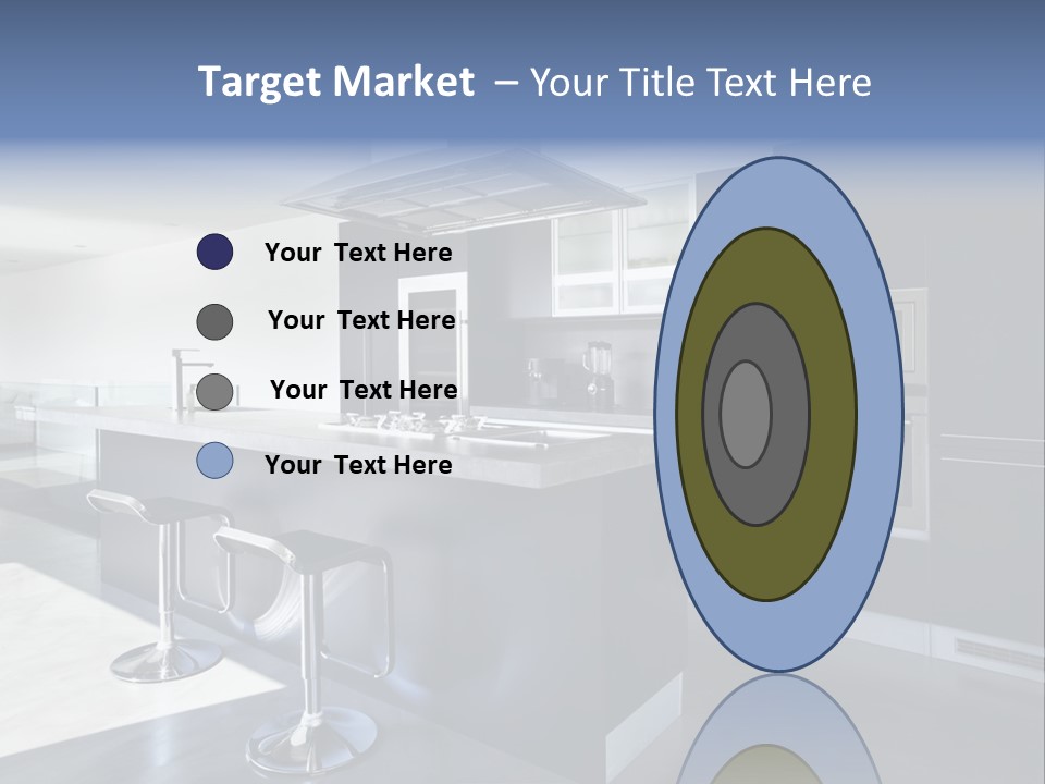 Island Perspective Floor PowerPoint Template