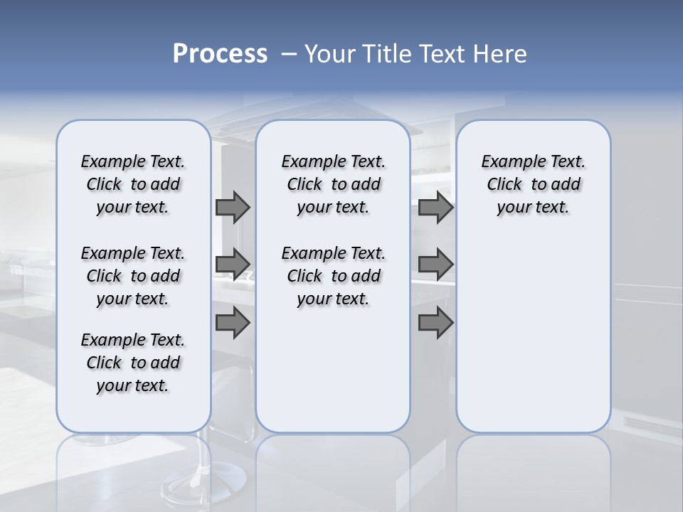 Island Perspective Floor PowerPoint Template