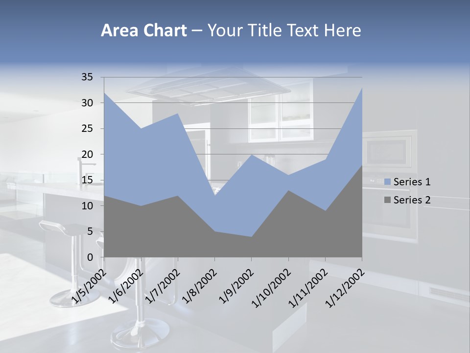 Island Perspective Floor PowerPoint Template