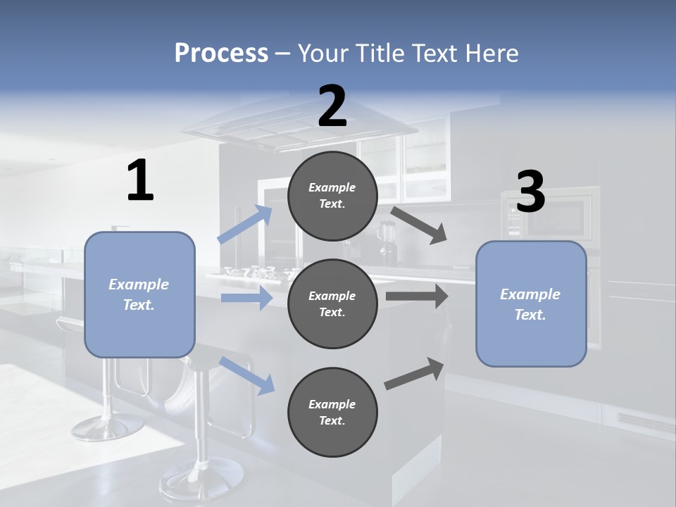 Island Perspective Floor PowerPoint Template