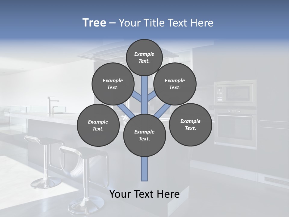 Island Perspective Floor PowerPoint Template