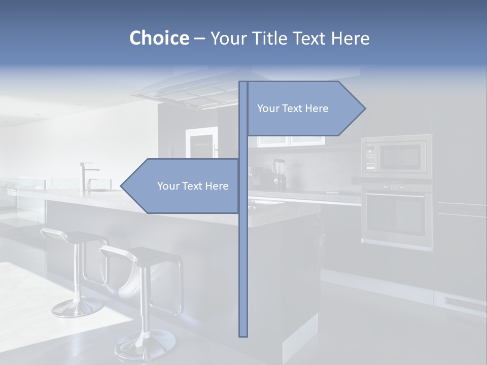Island Perspective Floor PowerPoint Template